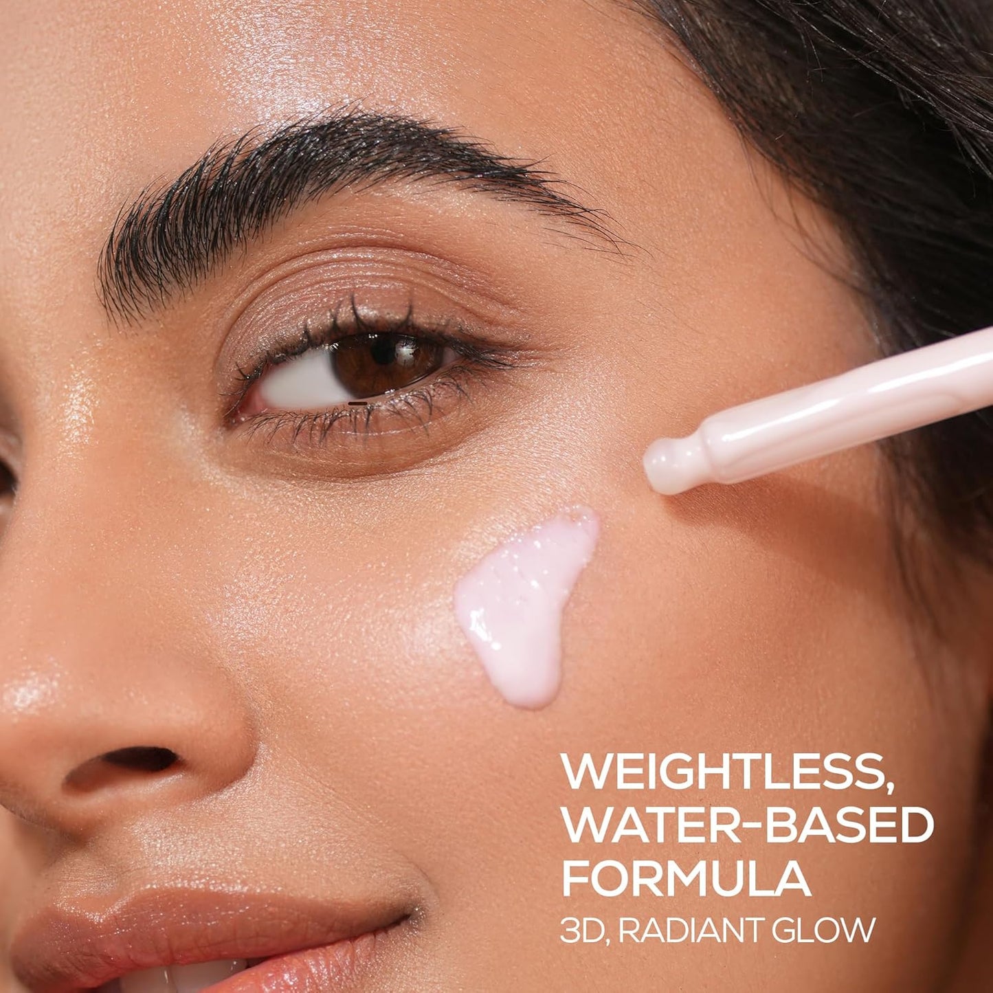 RENEE Lumi Glow Highlighting Primer + Serum | Hydrates, Promotes Even Skin Texture | Gives Luminous, 3D Glow | With Hyaluronic Acid, Peptides & Vitamin E | Base For Face Makeup | 30ml