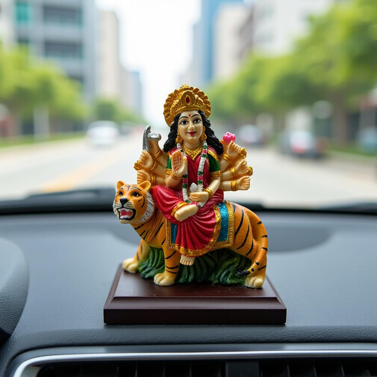 UNOVATE MATA Rani Murti for Home | Durga MATA Idol for Car Dashboard