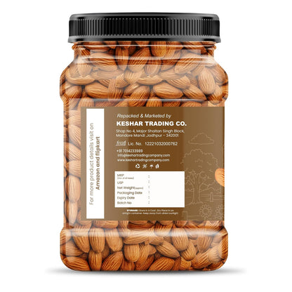 HighFresh California Jumbo Almonds |Natural Badam Giri | Rich In Protein & Dietary Fiber | Crunchy Texture & Delicious Nutty Flavour | No Added Preservatives Or Artificial Flavors