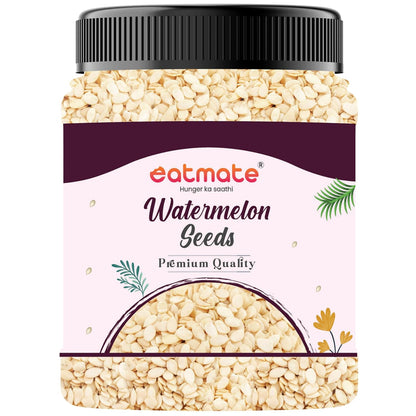 Eatmate Raw Watermelon Seeds 250g | Protein-Rich Superfood | Non-GMO Tarbuj Beej | Gluten-Free Magaj Seeds for Eating, Snacking, Baking, Salads and Trail Mix | Nutrient-Dense Antioxidant Source