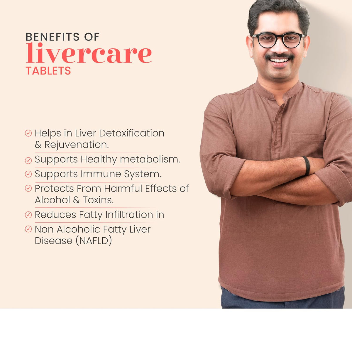 Vedistry Livercare Tablets | Ayurvedic Liver Detox Supplement for Fatty Liver & Sluggish Metabolism | Clinically tested | 22% reversal in fatty liver | Ayurvedic Liver Care with Bhumiamalaki, Kutaki & Amalaki for Detox & Liver Restoration – 60 Tablets
