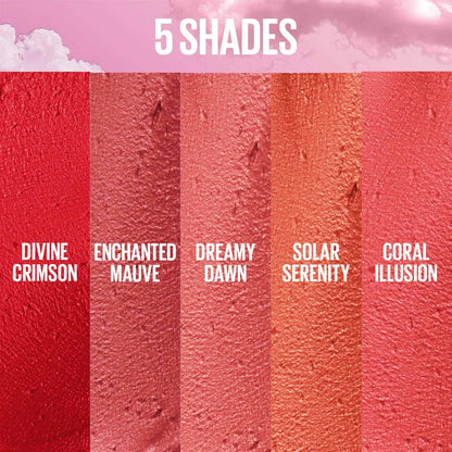 Maybelline Cloudtopia Cheek & Lip Mousse Blush | Lightweight, Pigmented Mousse in Dreamy Dawn, 5g