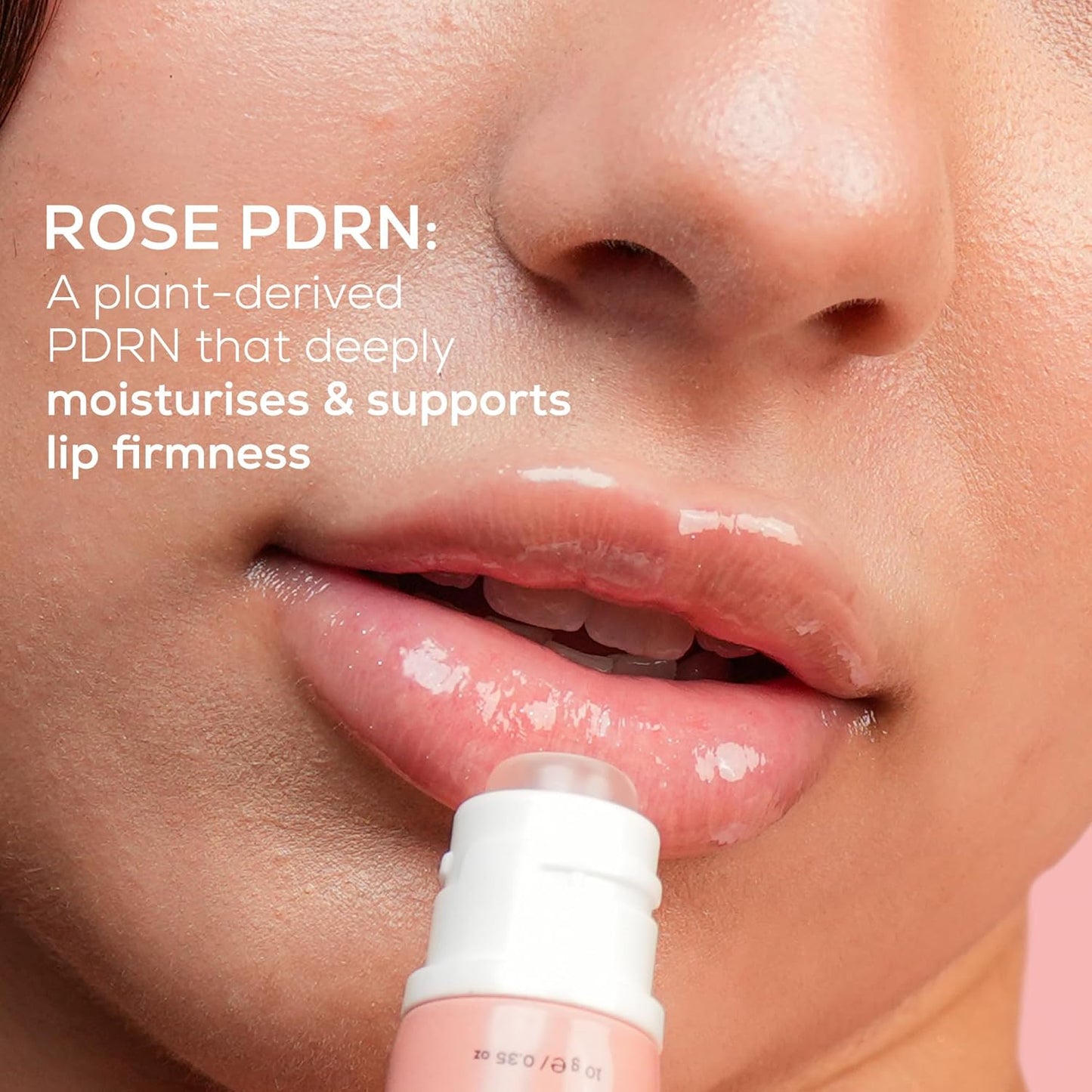 RENEE Pink Therapy PDRN Overnight Lip Repairing & Moisturising Lip Balm For Dry, Chapped Lips | Glossy Finish, Revives Lip Barrier & Improves Elasticity | With Vegan PDRN, Peptides & Ceramides | 10g
