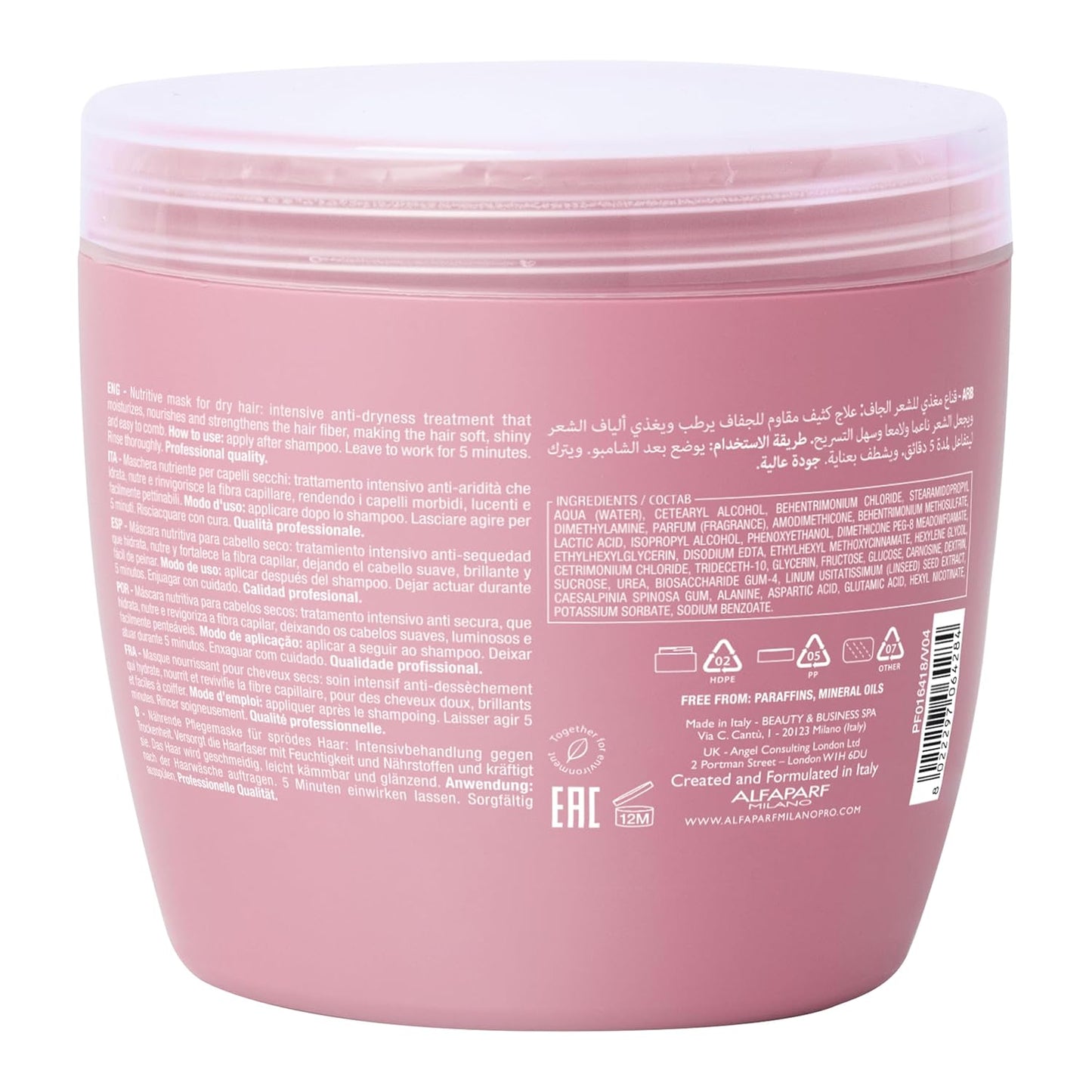 Alfaparf Semi Di Lino Moisture Nutritive Low Mask 500 Ml