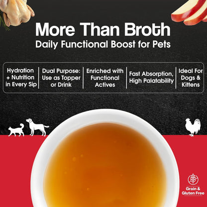 Wuuff & Meow K9 Joint Care Chicken Bone Broth for Dogs | Human Grade & Multi-Vitamin Mix | Dog Supplement | Vet-Formulated Joint Support (100g (Pack of 1))