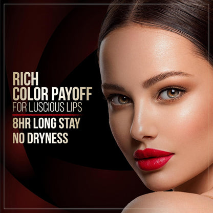 FACESCANADA Comfy Matte Lip Crayon - Sorry Not Sorry (Nude), 2.8G | 8Hr Long Stay | No Dryness | Luxurious Creamy Texture | Intense Color In 1 Stroke | Hydrates & Nourishes | Chamomile & Shea Butter