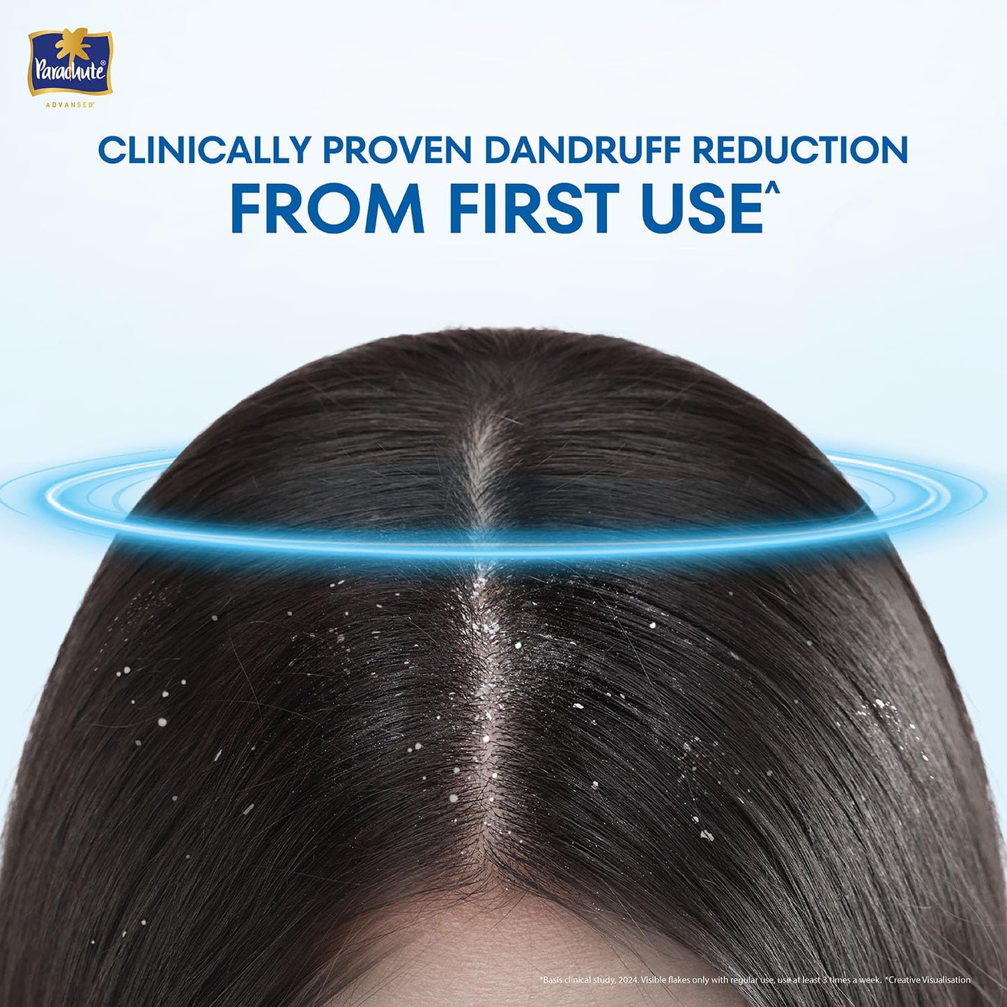 Parachute Advansed Anti-Dandruff Shampoo with Coconut Milk & PO Tech | Up to 100% Dandruff protection | for Strong Healthy Scalp | Paraben free | For Men & Women | 1.2L