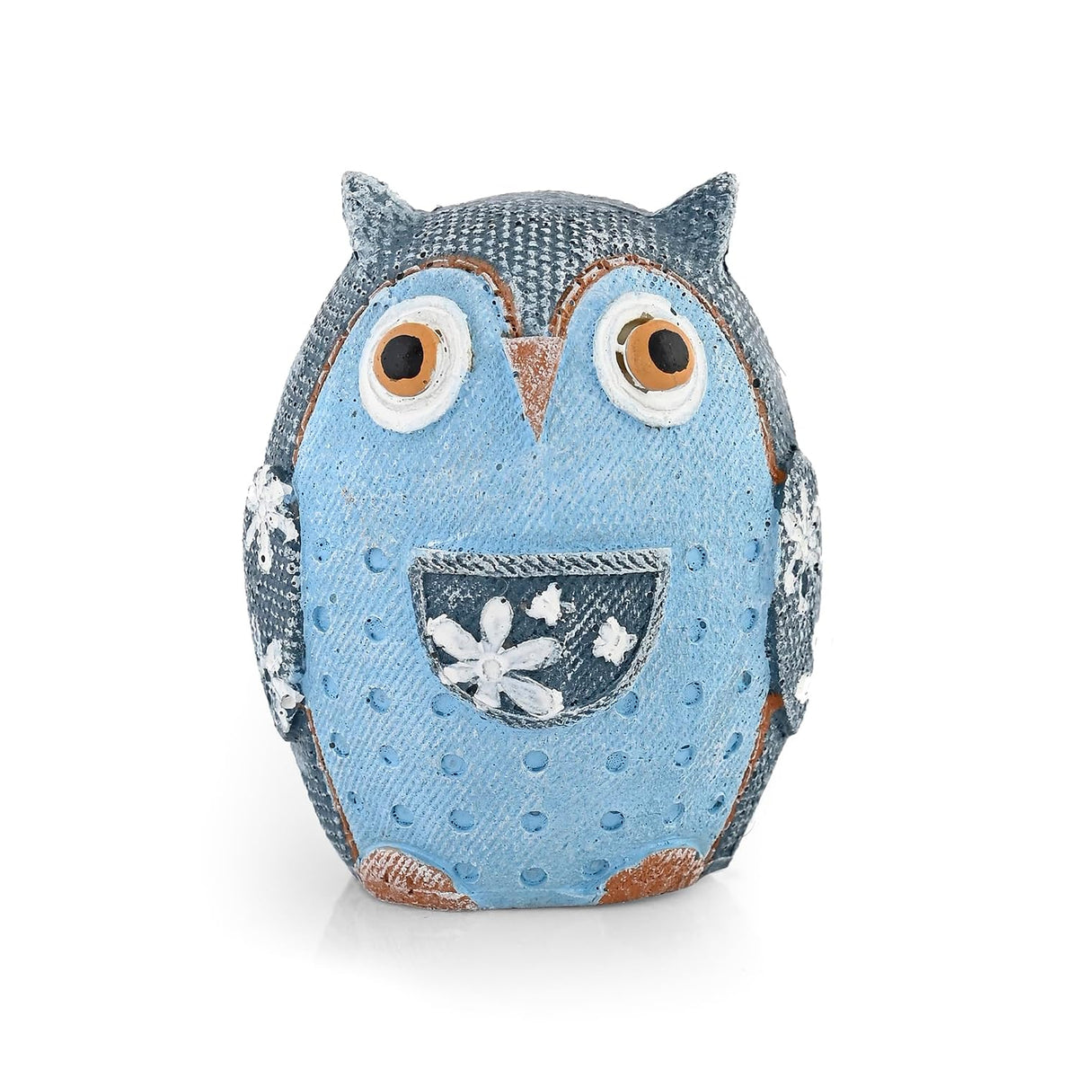 Owl Showpieces for Home Decor Resin Owl Figurine for Good Luck Decorative Items for Home Decor, Living Room, Bedroom, Table & Car Deshboard