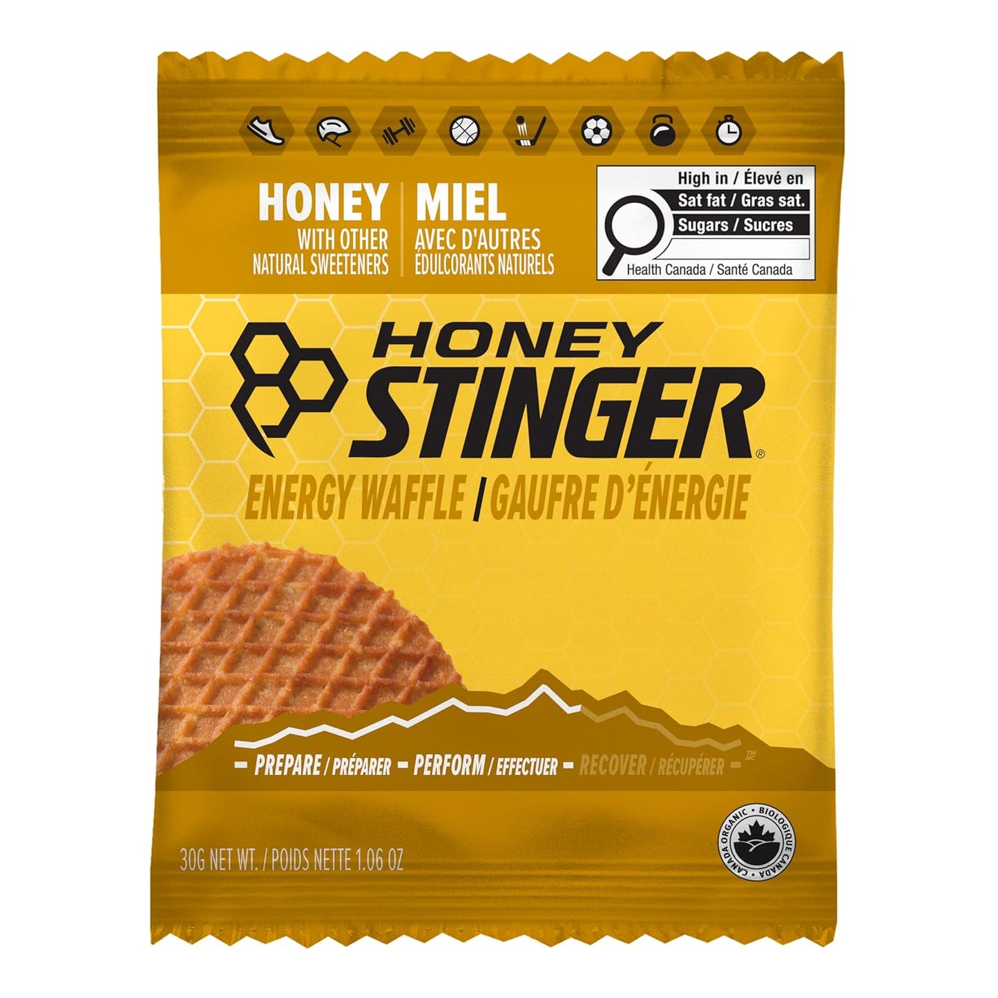 Honey Stinger Organic Mini Honey Waffles | Energy Stroopwafel for Exercise, Endurance and Performance | Sports Nutrition for Home & Gym, Pre and Post Workout | 1 Bag, 5.3 Ounce