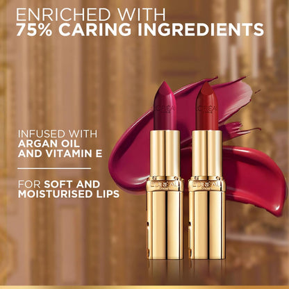 L’Oréal Paris Color Riche Satin Lipstick- 124 S'il Vous Plait, 4.3 gm