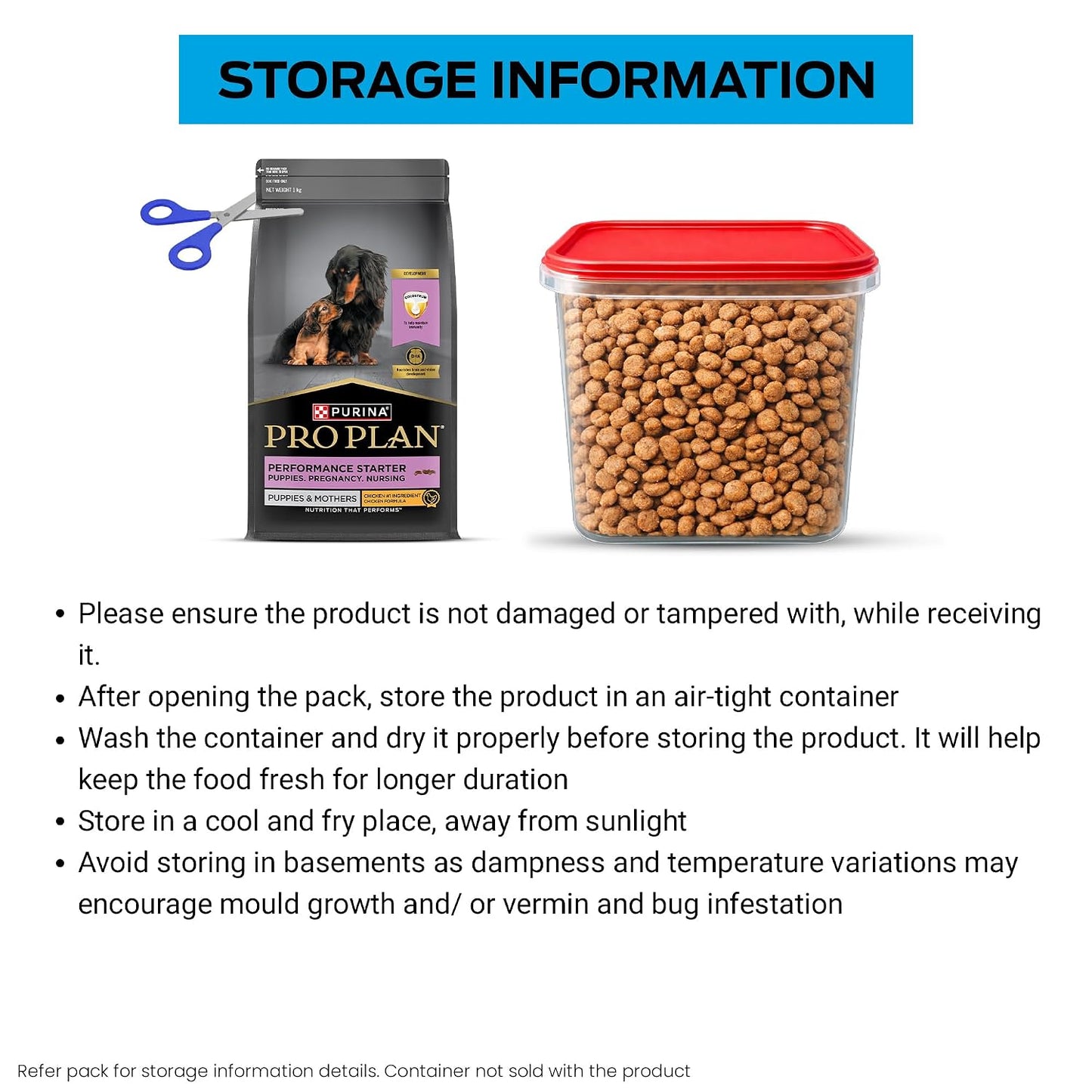 Purina Pro Plan Performance Starter for Puppies & Mothers, 1kg Pack | With Chicken, High Protein, Supports Puppies & Mothers, Muscle Recovery, Complete Nutrition