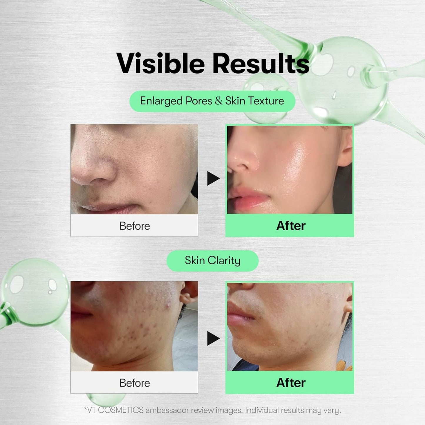 VT COSMETICS CICA Reedle Shot 700 Essence, Ultimate Facial Essence, Instant Skin Care, Centella Complex, Hyaluronic Acid, Green Propolis Extract 1Fl Oz (30ml)