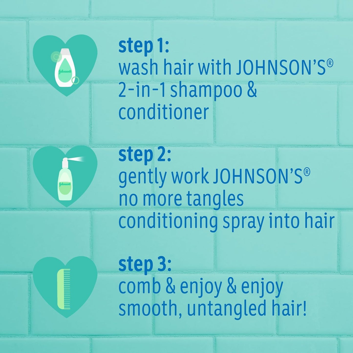 Johnson's Buddies No More Tangles Hair Detangler For Kids, 10 Fl. Oz.