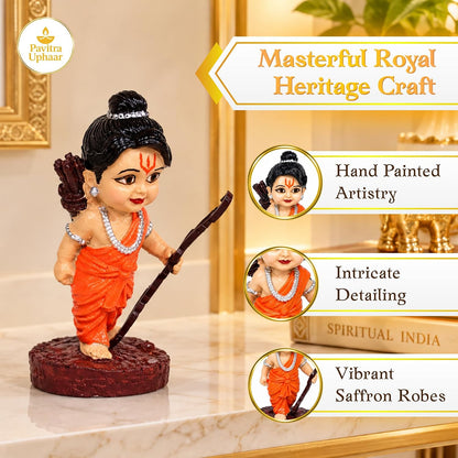 Bal Ram Car Dashboard Idol | Resin Figurine, 4cm Breadth, 96g Weight