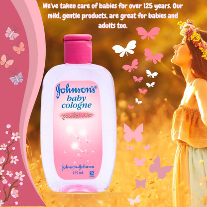 Johnsons Baby Cologne Powder Mist 125mL