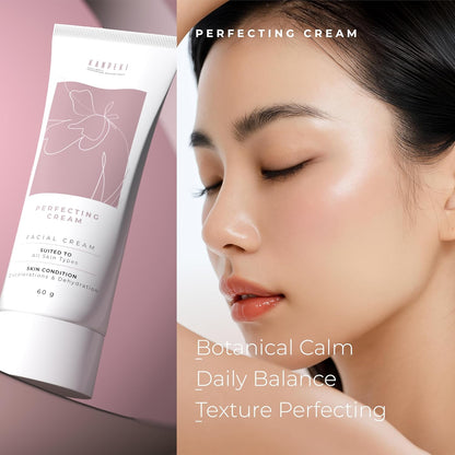 Kanpeki Perfecting Cream Face Moisturizer For Daily Use|Provide Hydration&Counteracts Signs Of Aging|Enriched With Sandalwood,Aloe Vera,Vitamin E&A|Suitable For Normal,Combination&Oliy Skin