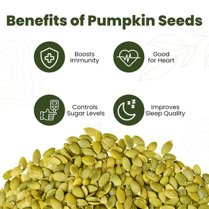 Nutrihar Roasted Pumpkin Seeds 100g | AAA Grade | Unsalted & Roasted Pumpkin Seeds for Eating | No Added Oil | Protein Rich Seeds