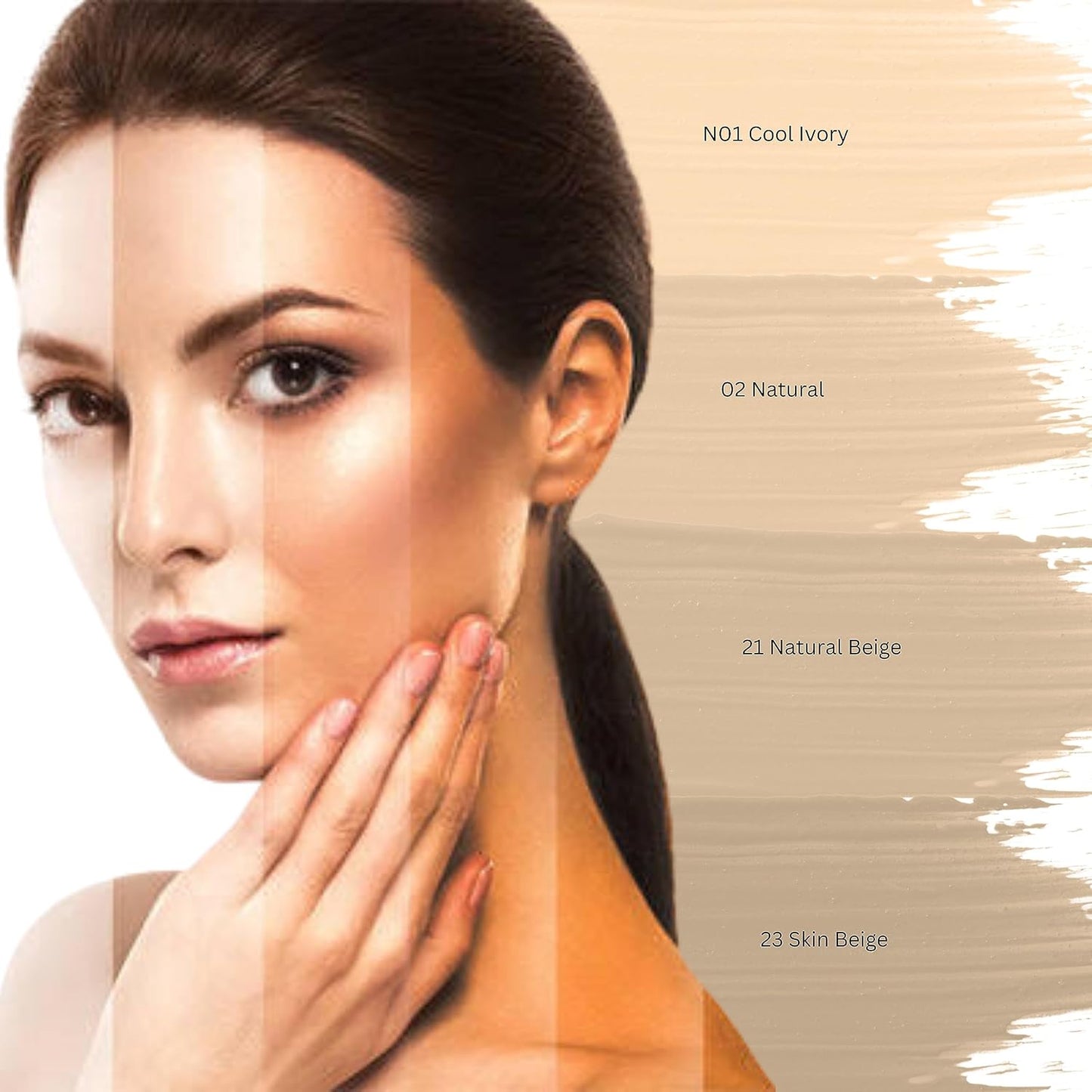 ME-ON HD Foundation (N01 Cool Ivory)