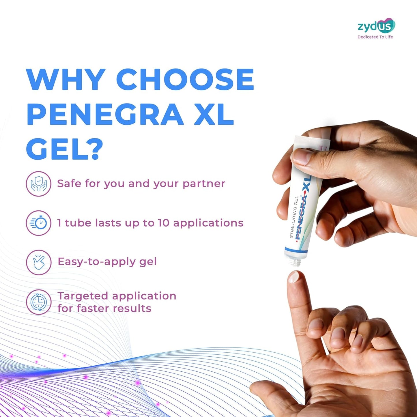 PENEGRA XL Stimulating Gel for Men, Starts Working Within 10 Minutes, Clinically Proven Topical Gel, Safe & Easy to Use - 5g (Pack of 1)