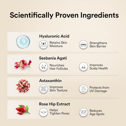 Wellbeing Nutrition Beauty Collagen with Hyaluronic Acid | Collagen Supplements for Women & Men | Collagen Powder with Biotin and Vitamins for Skin Radiance & Anti-Aging | 250g-Strawberry Watermelon