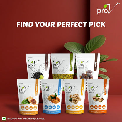 ProV Premium Roasted California Pistachios | 250g | Lightly Salted | High in Protein & Fiber | Heart-Healthy Everyday Snack