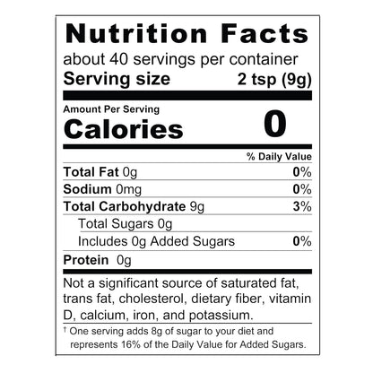 Wholesome Sweeteners 12-Ounce Allulose Sweetener, Zero Calorie Sugar Substitute, Keto Friendly, Non GMO, Non-Erythritol, Gluten Free & Vegan Sweetener, 1 Pack
