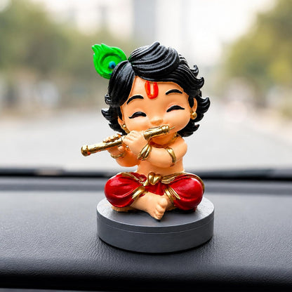 UNOVATE Krishna Idol Small for Car Dashboard | Krishna Murti | Multicolor
