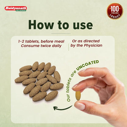 Baidyanath Neem - 60 Tablets | Ayurvedic Neem Extract Supplement | Supports Skin Health, Liver Function & Daily Detox |
