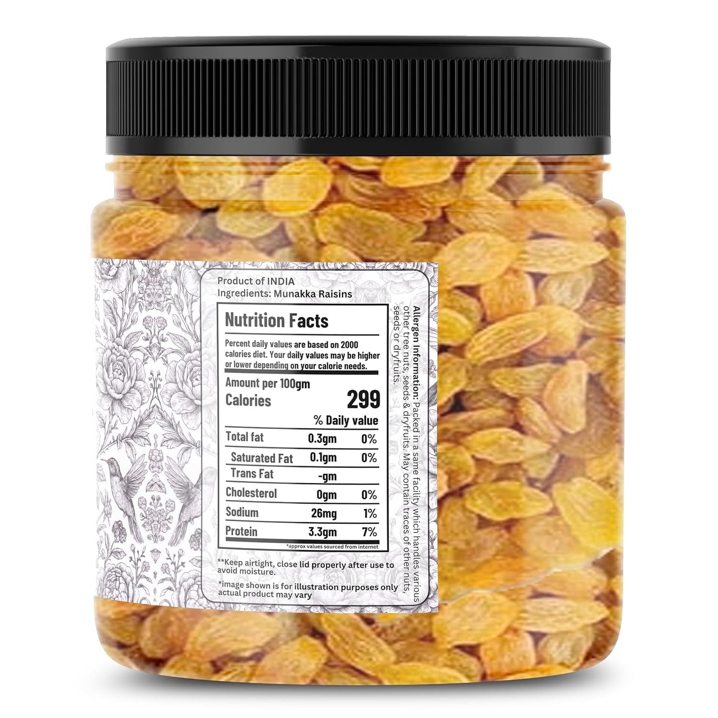 LEQTEN DRY Afghani Munakka 250g | Abjosh Raisin | Dry Fruits and Nuts | Natural Kishmish | Grocery Items | High Antioxidants Fresh