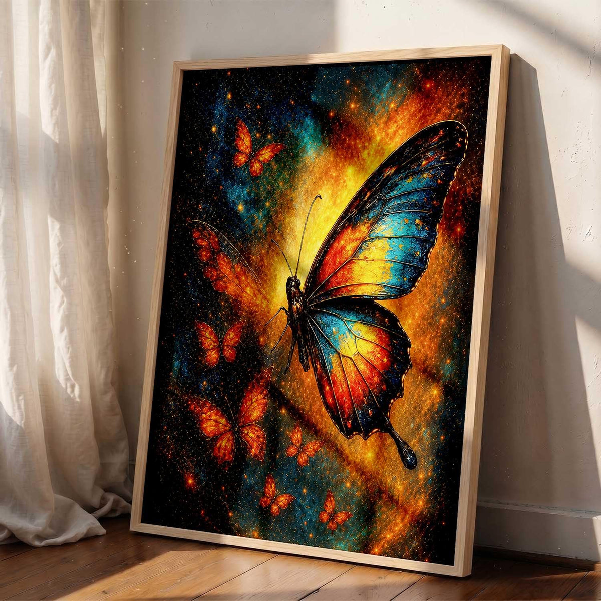 Framed Wall Art, 3D Textured Decorative Painting for Living Room, Bedroom, Office, Home Decor – Multiple Designs & Themes (design 1, 19 X25, Brown)