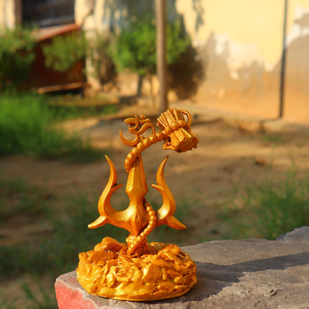 Adiyogi Shiva Statue for Car Dash Board, Pooja & Gift, Mahadev Murti, Idol, Lord Adiyogi Shankara for Home & Office Decor | for Gifting (Trishul, Fantasy, 5 Cm, 13 Cm)