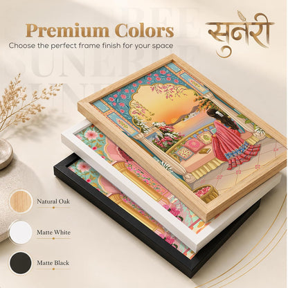 Traditional Indian Wall Art — Set of 2 (ART 12, 13x19 INCHES)