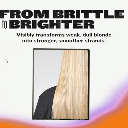 Bed Head TIGI Serial Blonde Restoring Shampoo for Damaged Hair, Colour Enhancing & Protection Shampoo with Keratin for Blonde Coloured Hair, Restores & Revives, UV Protection, Deep Cleanses & Moisturizes Hair, Exotic Tropical Fragrance, 600ml
