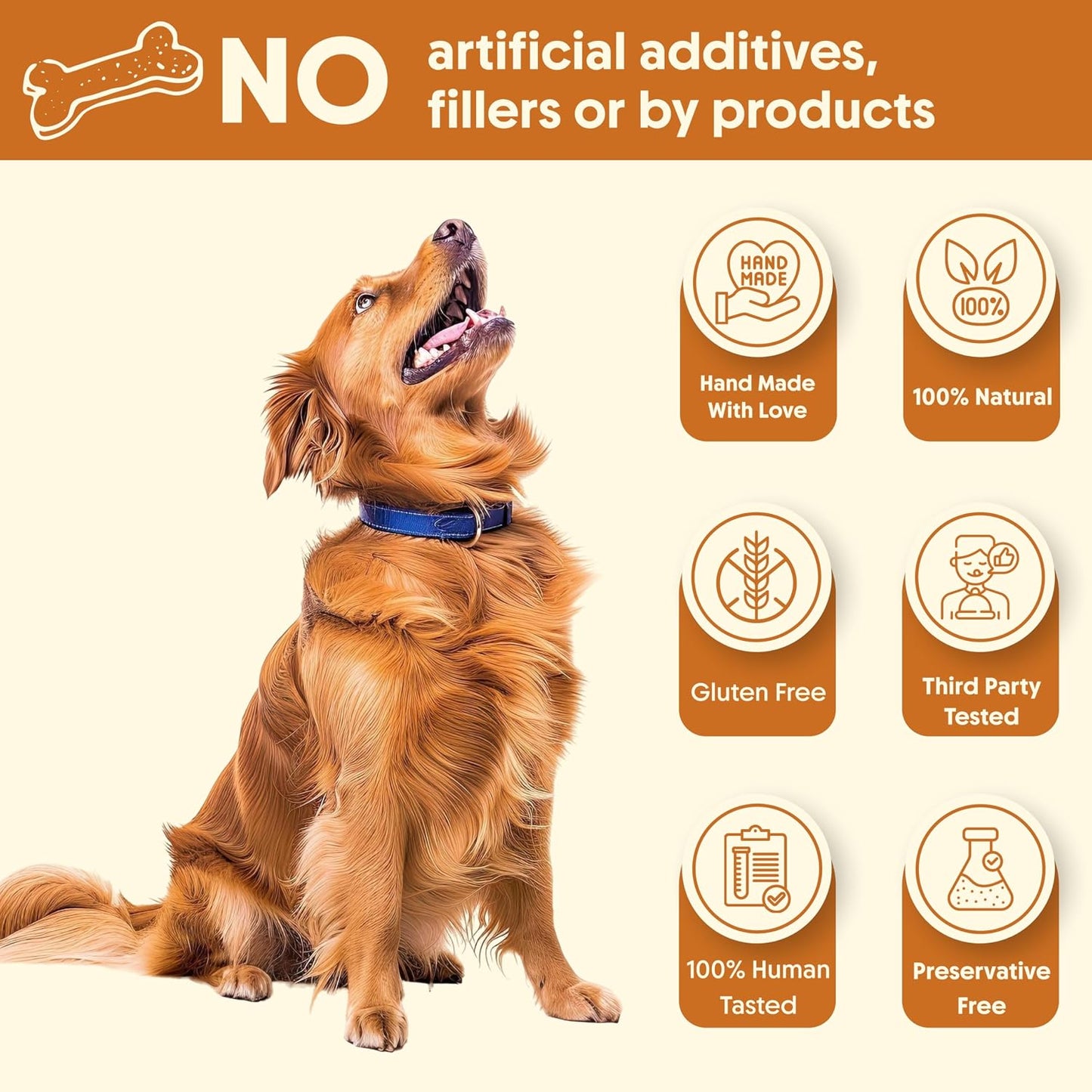 Pawfect Chefs Whole Tails Peanut Butter & Banana Treats (200g) [Pawfect Chefs]