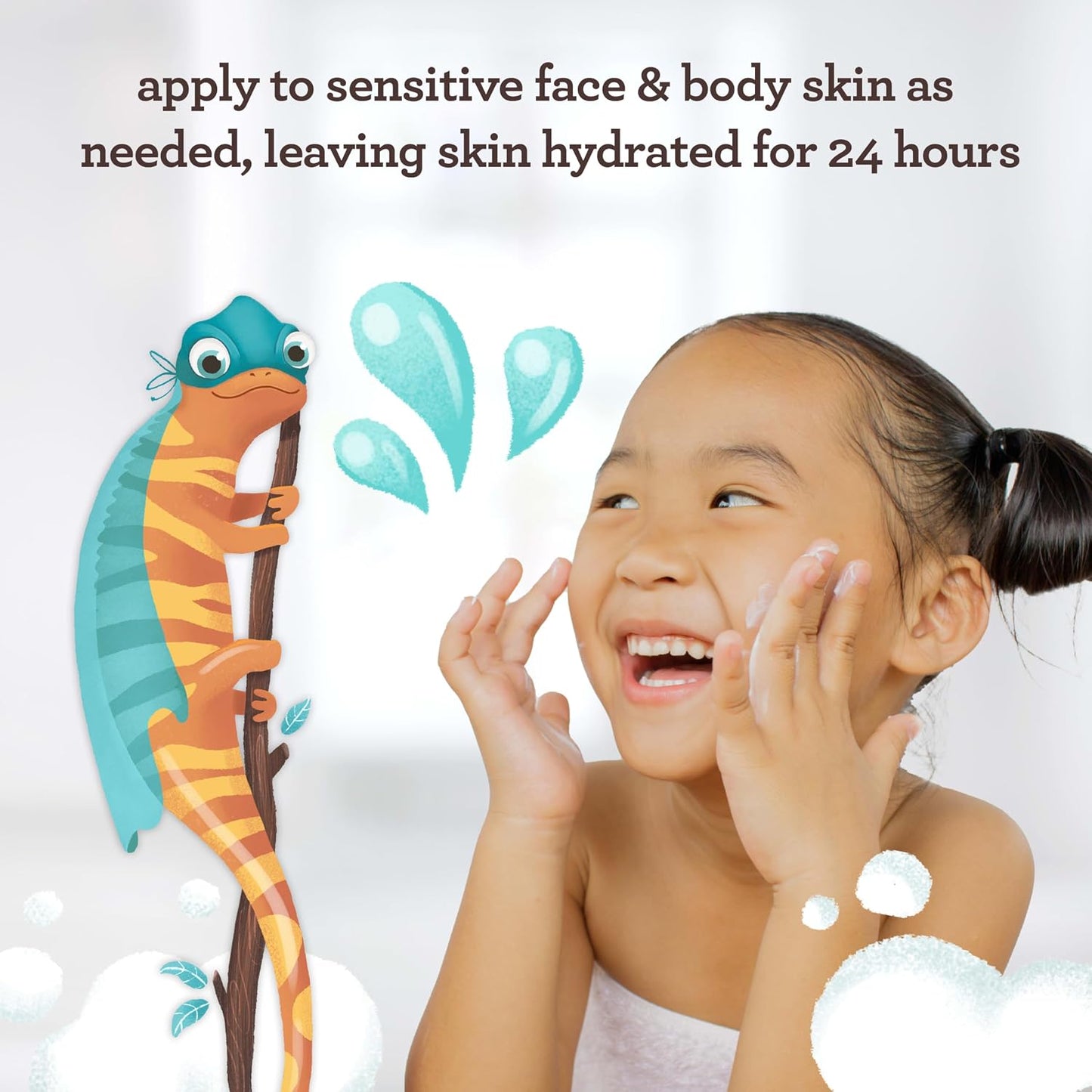 Aveeno Baby Sensitive Skin Face & Body Gel Cream For Kids, 227G