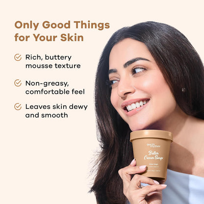 Earth Rhythm Butter Cream Soap, 48H Moisture, Gentle Cleanse, No Sulphates, No Phthalates – Filter Kapi