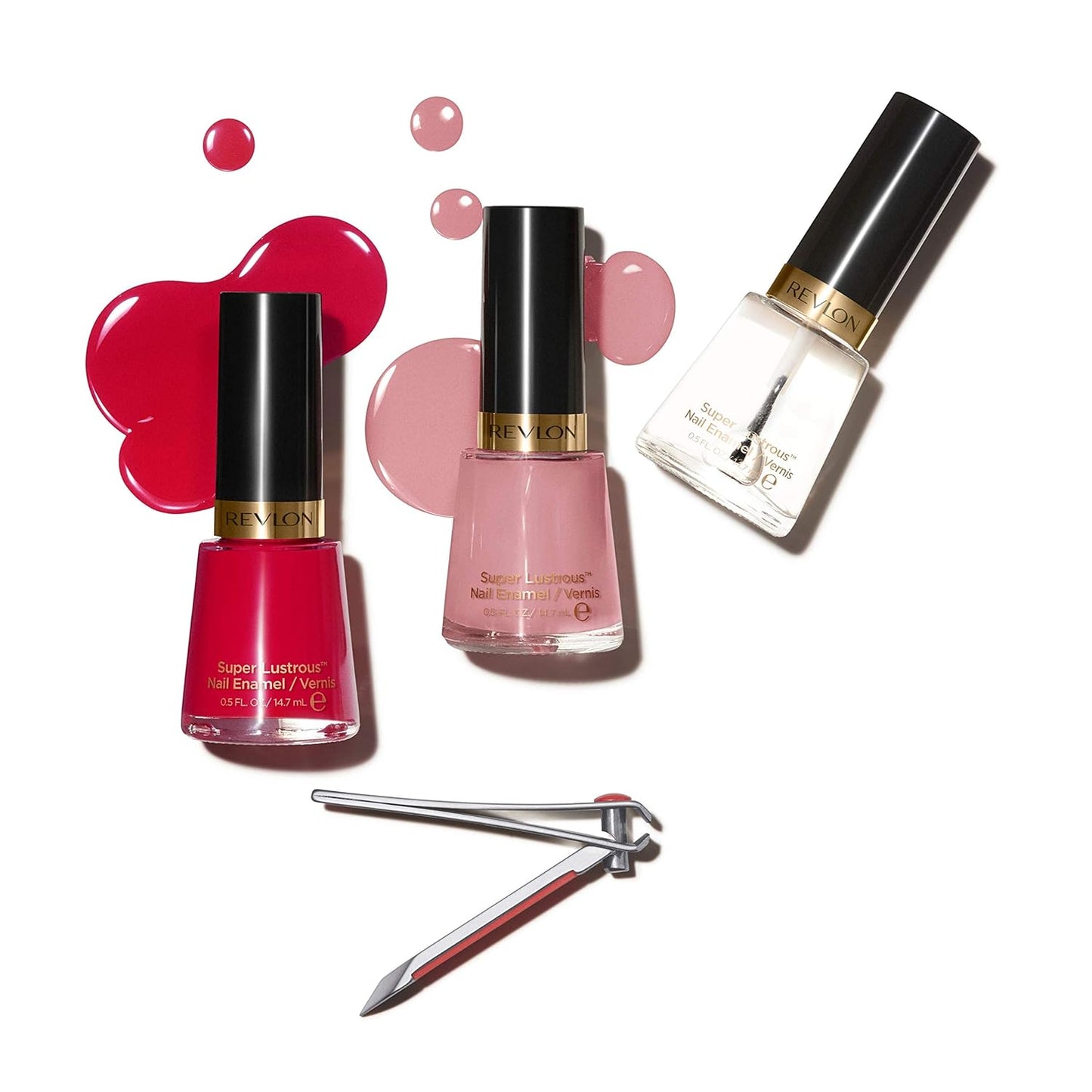 REVLON Glossy Finish Nail Enamel, Knockout, 0.5 Fluid Ounces