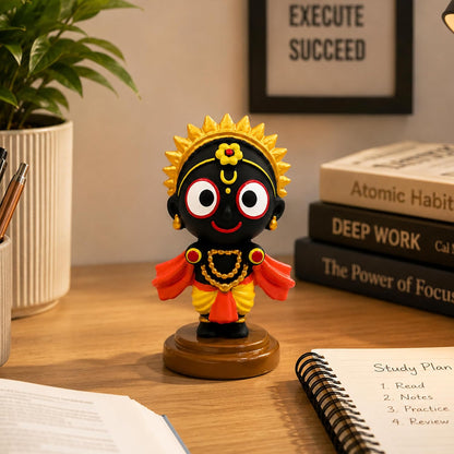 UNOVATE Lord Jagannath Idol for Home Temple, Car Dashboard & Office Desk