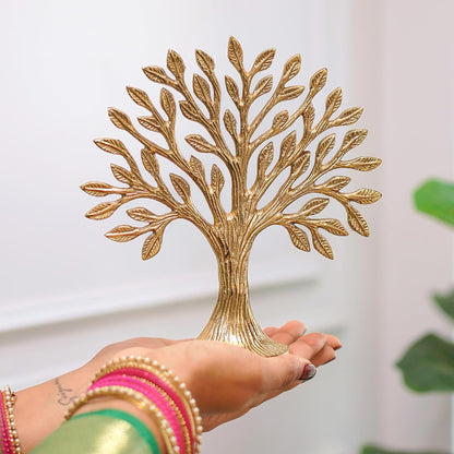 BEHOMA Kalpvriksha Tree of Life Showpiece for Table Decor - 19.5cm