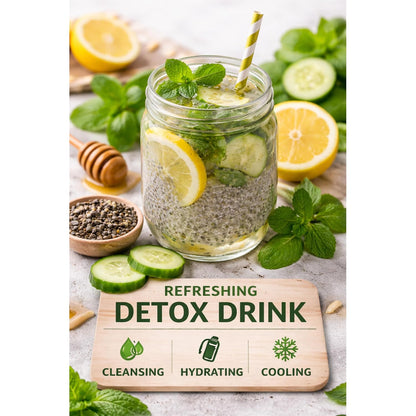 SoulSustain Basil Seeds Sabja Seeds for Drinks Falooda Detox Fiber Rich Tukmaria Seeds for Digestion Cooling Summer Drink Ingredient Natural Sweet Basil Seeds for Soaking Beverages, Basil (Sabja) Seeds)
