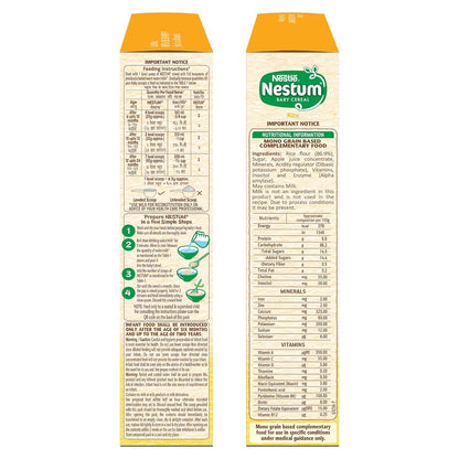Nestum Baby Cereal – From 6 to 24 Months, Rice, 300g/325g, Bag-in-Box Pack (weight may vary)