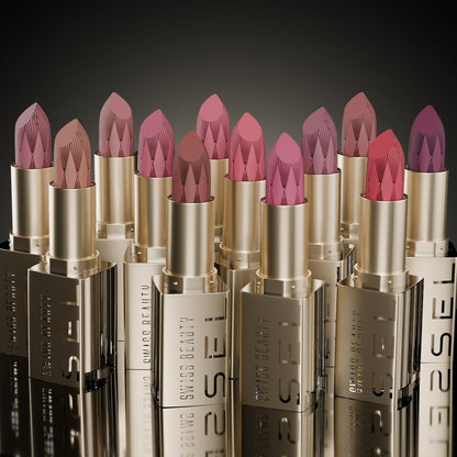 Swiss Beauty Select Crème Touch Hydrating Lipstick | With Vitamin E and Tea Tree Oil | High -shine finish | shade- Walnut Brown, 4g