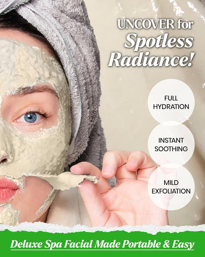 LINDSAY Collagen Modeling Mask Cup Pack | Korean Face Mask for Dry & Dehydrated Skin | Collagen, Centella Asiatica & Adenosine | Deep Hydration, Plumping, Skin Firming & Pore Cleansing | Peel-Off Spa Facial Treatment (28g)