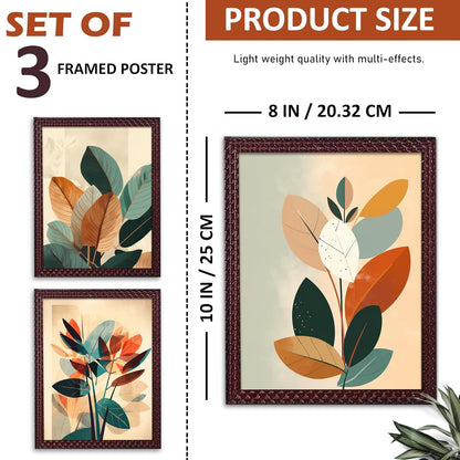 Framed Art Painting For Home, Living Room, Hall | Traditional Paintings With Frame For Home Decor (Floral D3)