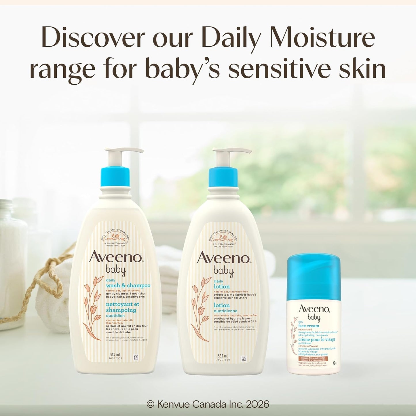 Aveeno Baby Wash & Shampoo 18 Ounce