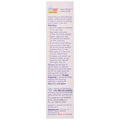 Baby Sebamed - Bottle of 200 ml Sun Lotion