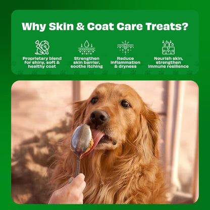 Pawfect Peanut Butter with Blueberries & Hempseeds for Dogs & Puppies - 100% Natural Lickable Treat - No Added Sugar, Salt, Palm Oil - No Sweeteners, No Xylitol - Healthy Dog Treat - 450g/15.87oz