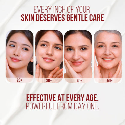 Mitchell USA Lift & Firm Instant Face Tightening and Anti Aging Serum | Targets wrinkles | Helps lift and tighten skin | With Lotus Seed Extract, Hazel Liquid Extract & Vitamin E | For all skin types | 30ml