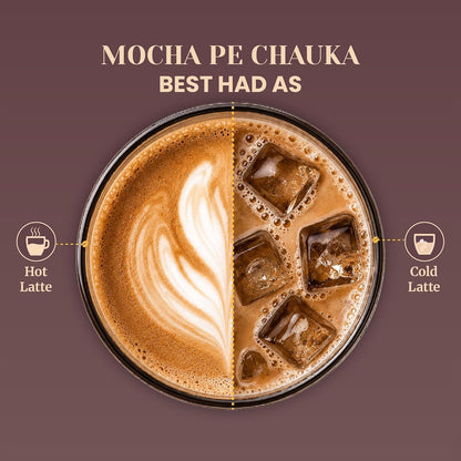 Impulse Coffees Mocha Pe Chauka Instant Coffee Powder | Premium Mocha Flavour, Strong Taste, Café-Style Aroma | 50g