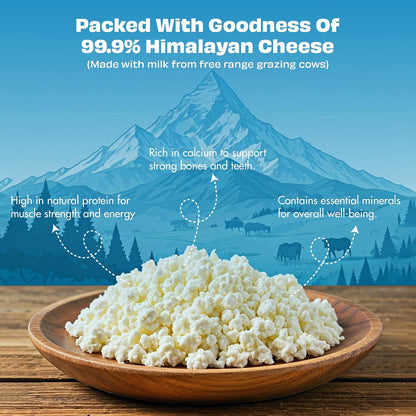 Pawfect Himalayan Cheese Puff Bites for Dogs - 100% Natural Crunchy Treat - High in Protein & Calcium - Healthy Training Treat - Grain-Free - Limited Ingredient Treats for Dogs (70g/2.47oz)
